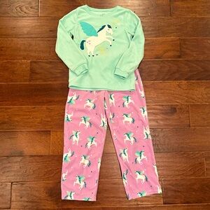Fleece Flying Unicorn Comfy Set